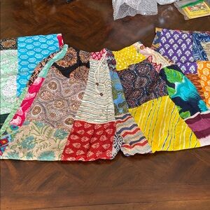 Boho Patchwork Pants NWT